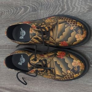 RARE Dr. Martens 1461 Japanese Tattoo Size 5